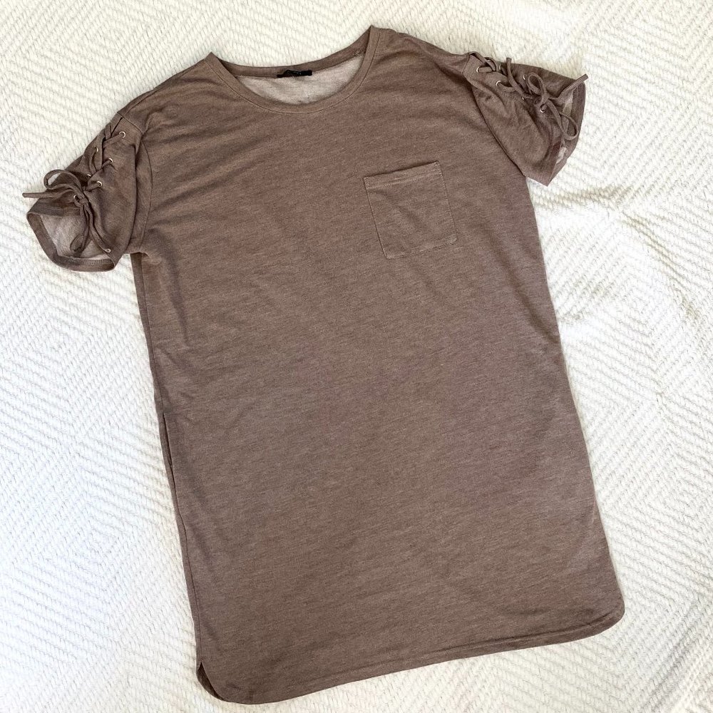 Very J T-Shirt Dress, Large